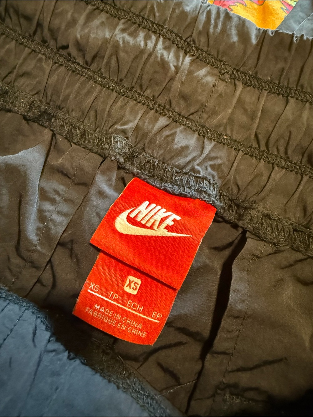 Nike Air Black Tech Track Joggers with Drawstring Waist - Picture 4 of 4